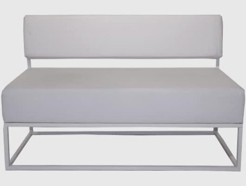 Staal® Lounge bench White incl. White seating