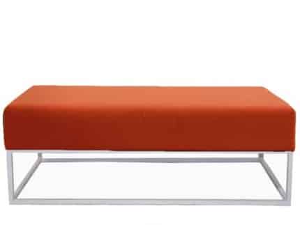 Staal® Lounge big White incl. Orange seating