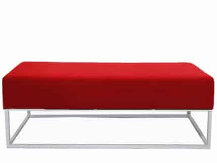 Staal® Lounge big White incl. Red seating