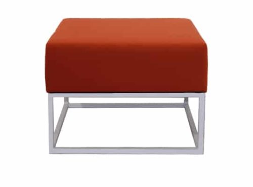 Staal® Lounge small White incl. Orange seating