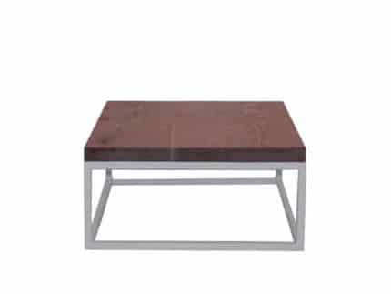 Staal® Sidetable small White incl. Oak Massive top