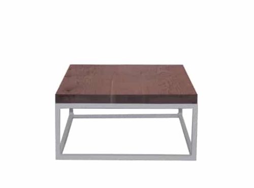 Staal® Sidetable small White incl. Oak Massive top